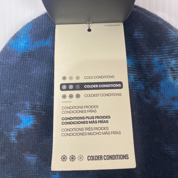 UNDER ARMOUR Men's Rib Knit Tie-Dye Beanie Hat Skull Watch Ski Cap Blue New - Picture 3 of 15